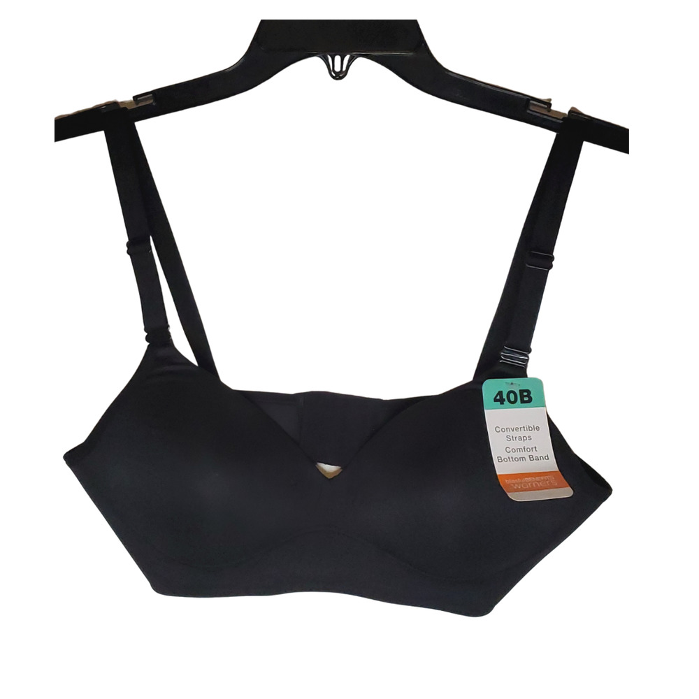 Black Warners bra size 40B NWT